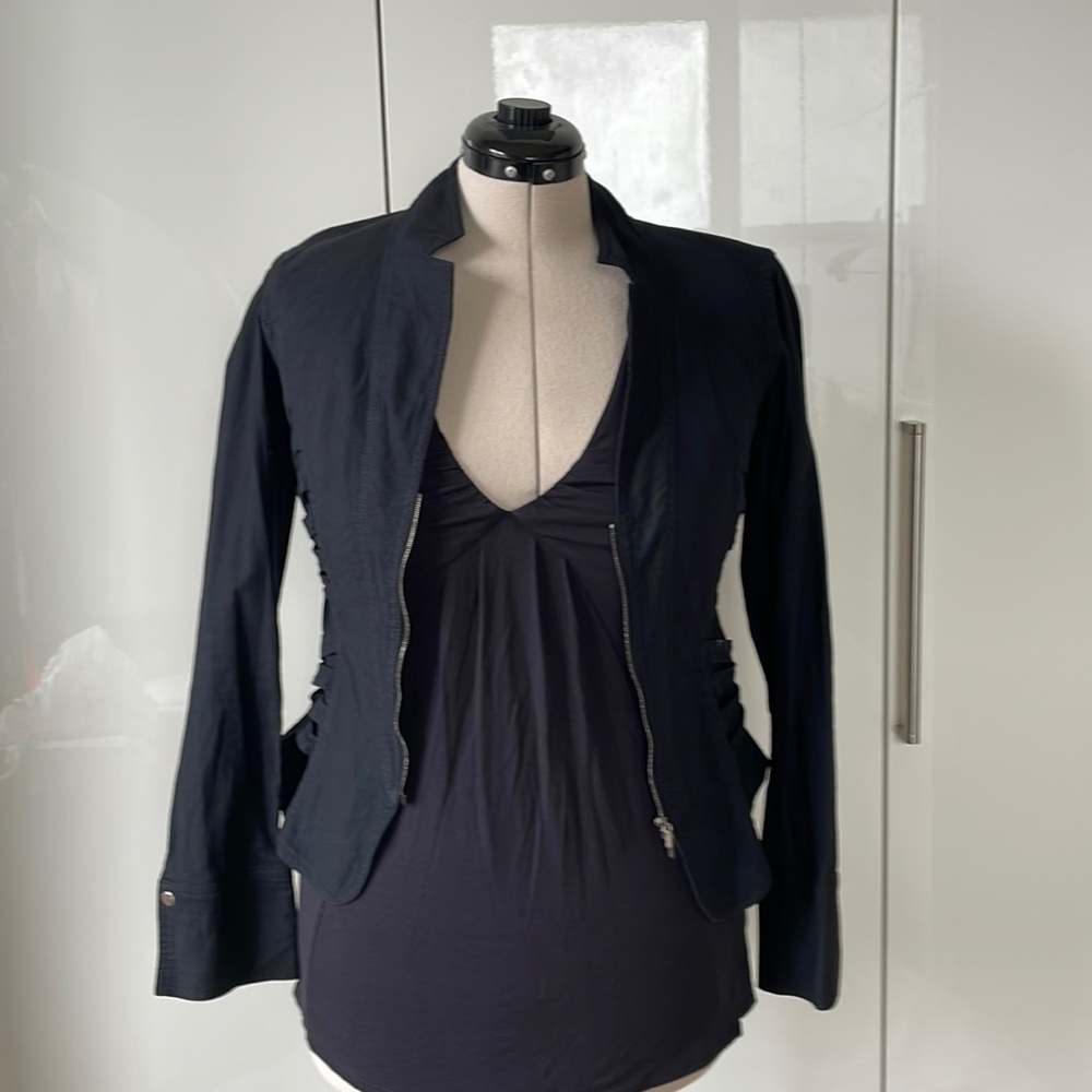 CHARLES CHANG-LIMA Jacket Color-Black Size-Small